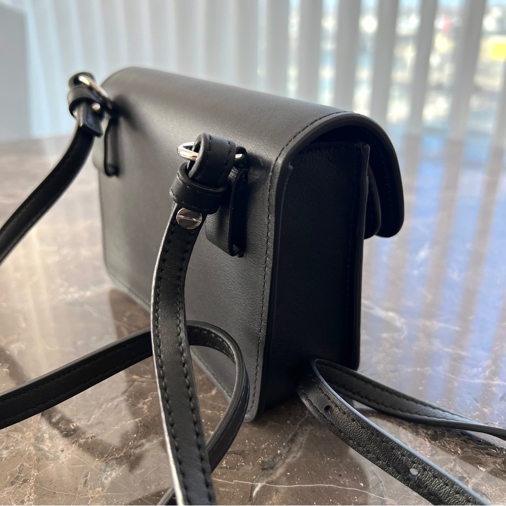 Proenza Schouler Black Leather Mini Crossbody Bag NWOT - Picture 11 of 12